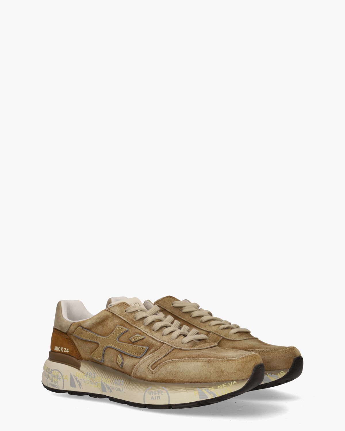 Mick 7712 Bruin Herensneakers