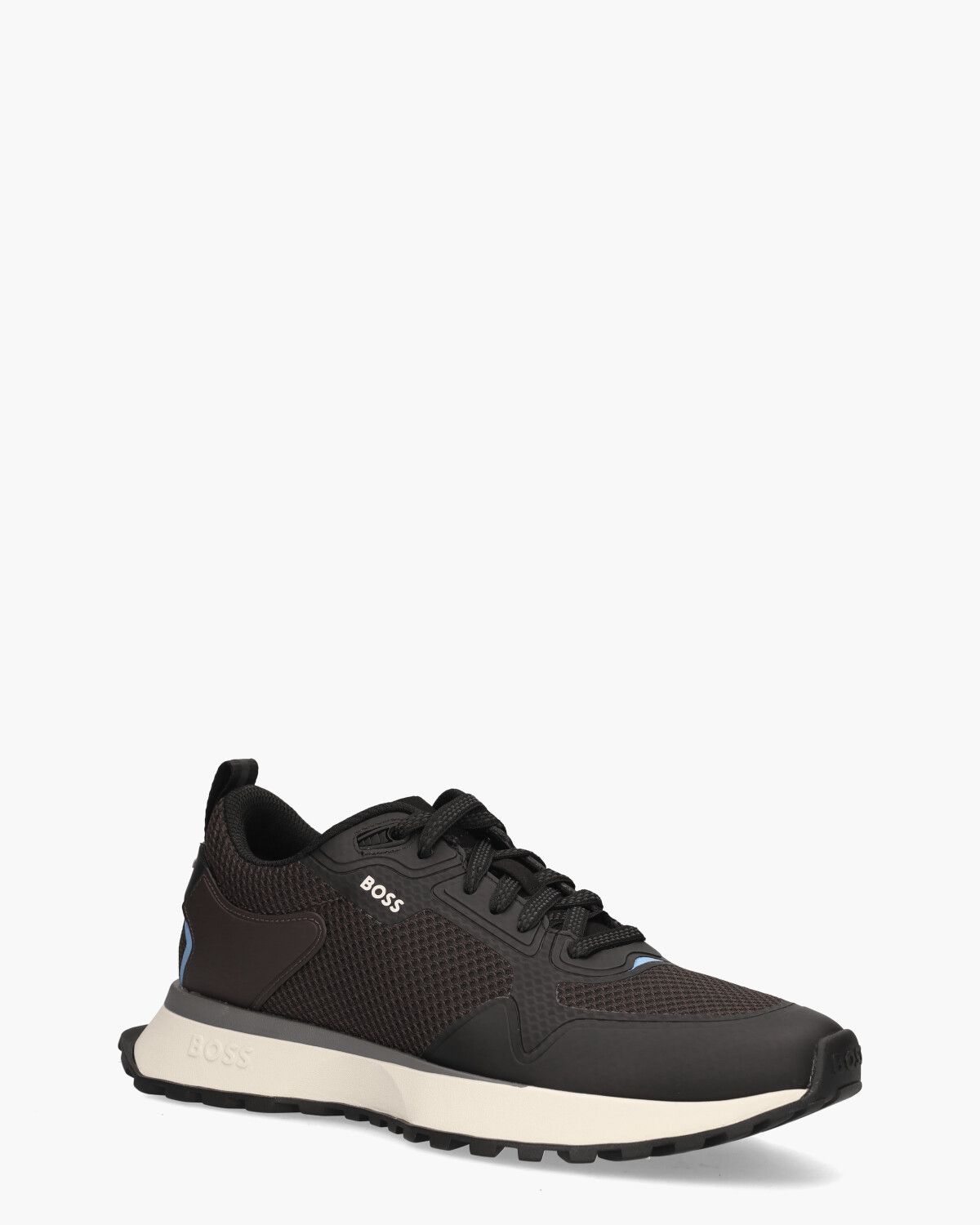 Jonah Runn Donkerbruin/Zwart Herensneakers