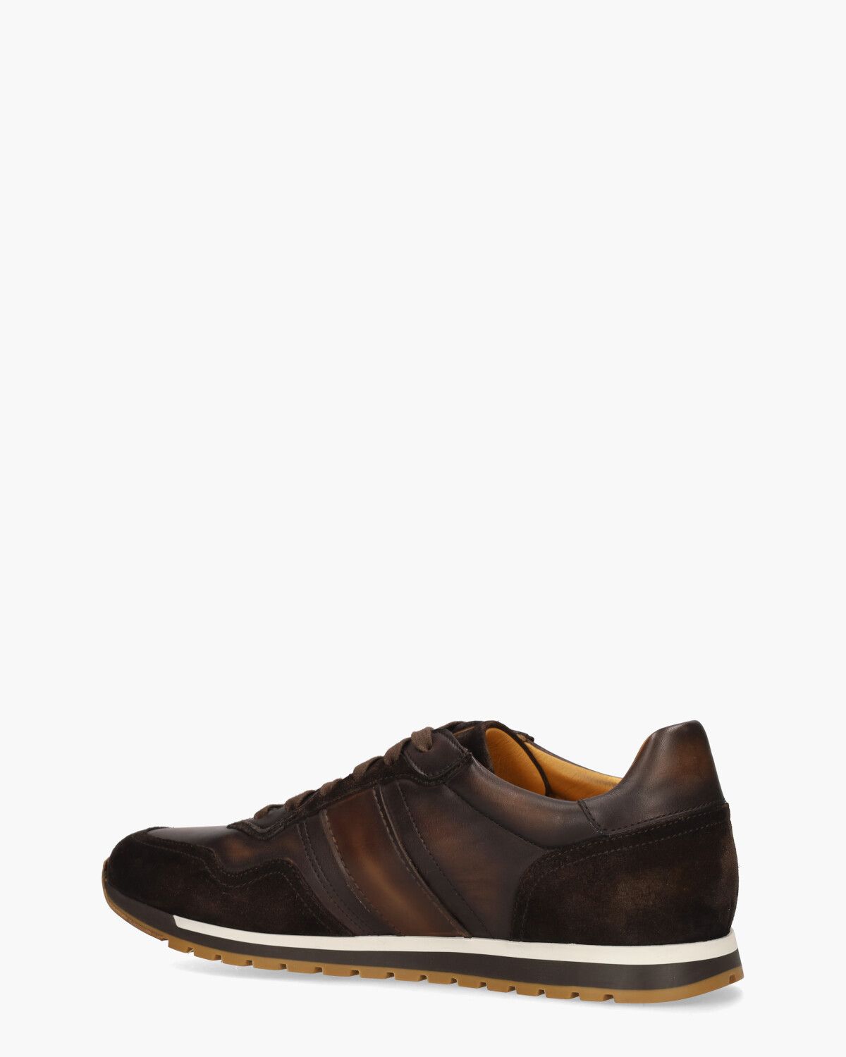 26099 Donkerbruin/Cognac Herensneakers