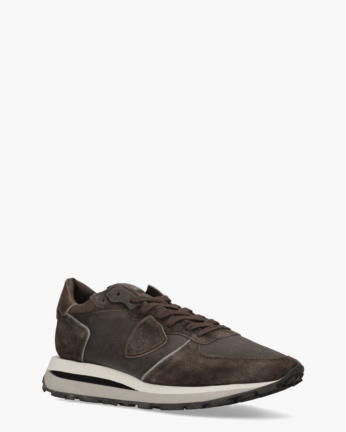 Tropez Haute Donkerbruin Herensneakers