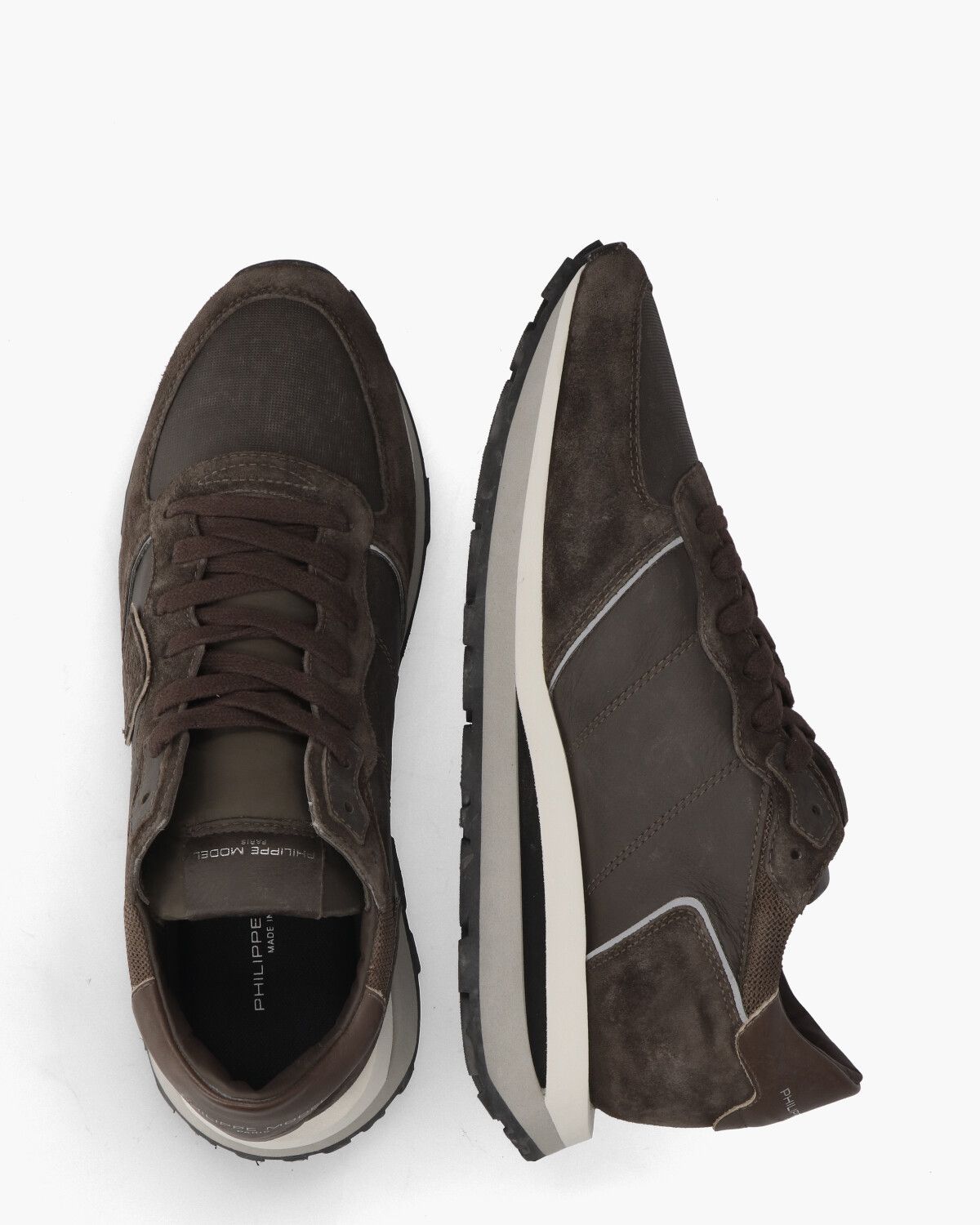 Tropez Haute Donkerbruin Herensneakers