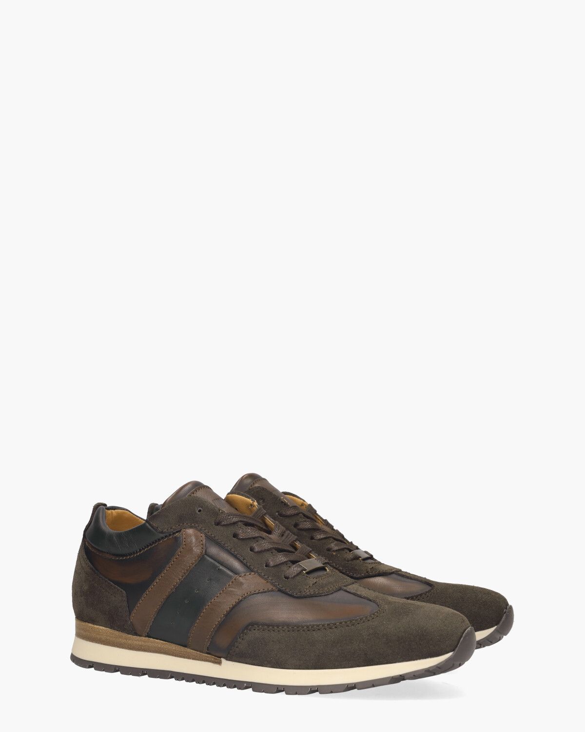 Sweder Donkerbruin Herensneakers
