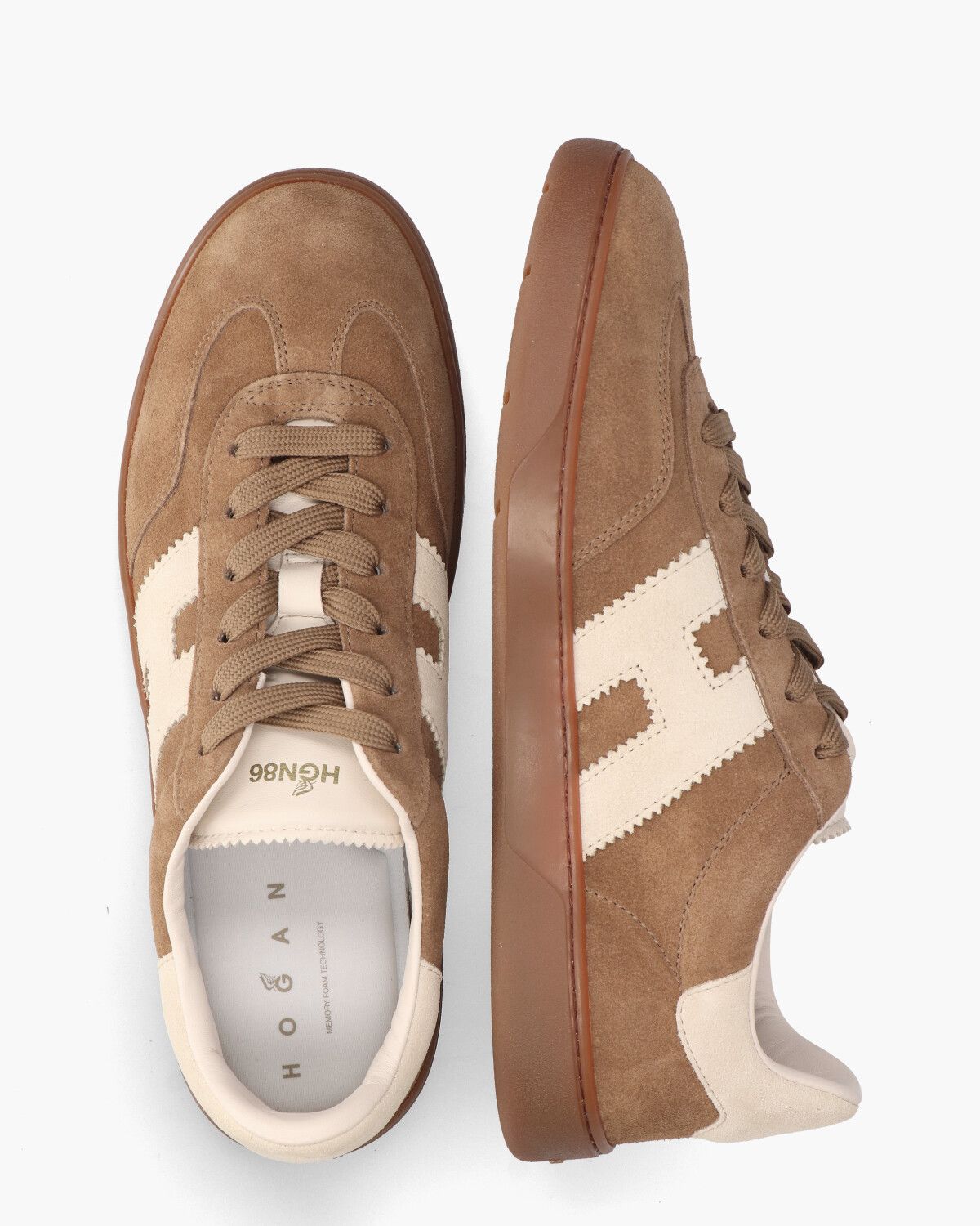 Cool Bruin/Off-White Herensneakers