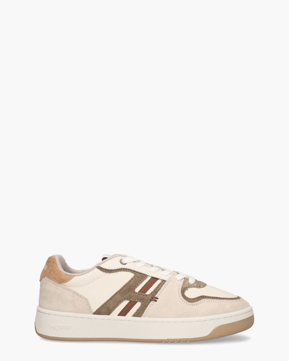 Trocadero Off-White/Bruin Herensneakers