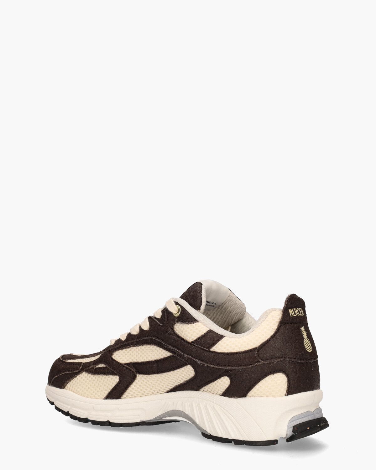 The Re-Run Pineapple Donkerbruin/Ecru Herensneakers