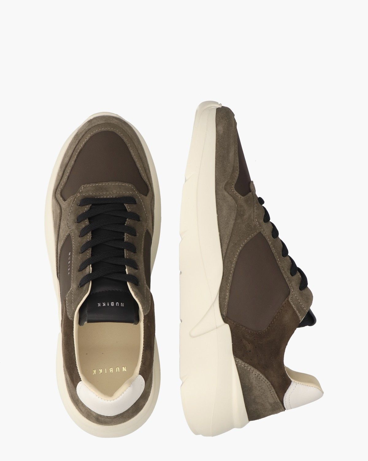 Roque Road Wave Grijs/Bruin Herensneakers