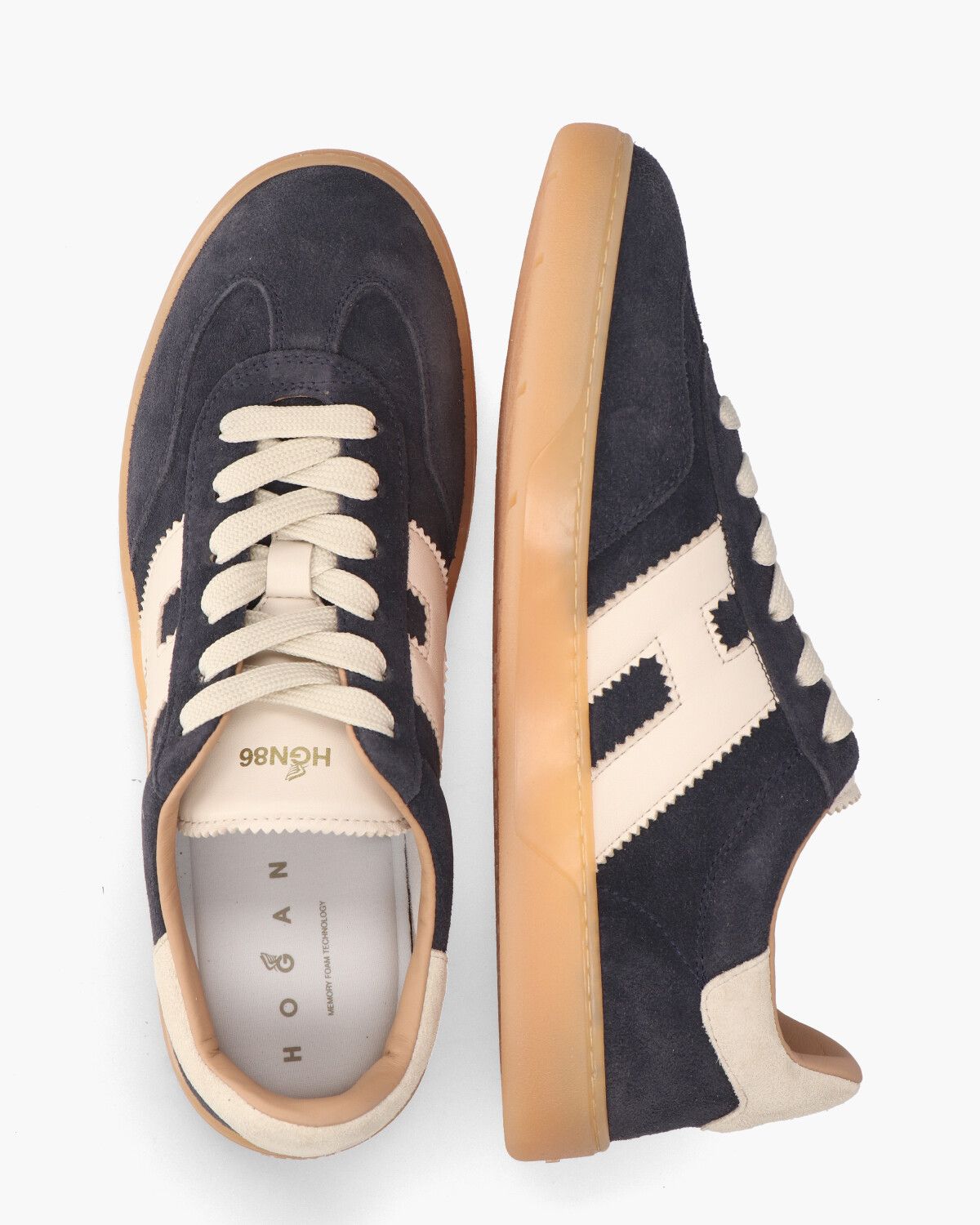 Cool Donkerblauw/Off-White Herensneakers