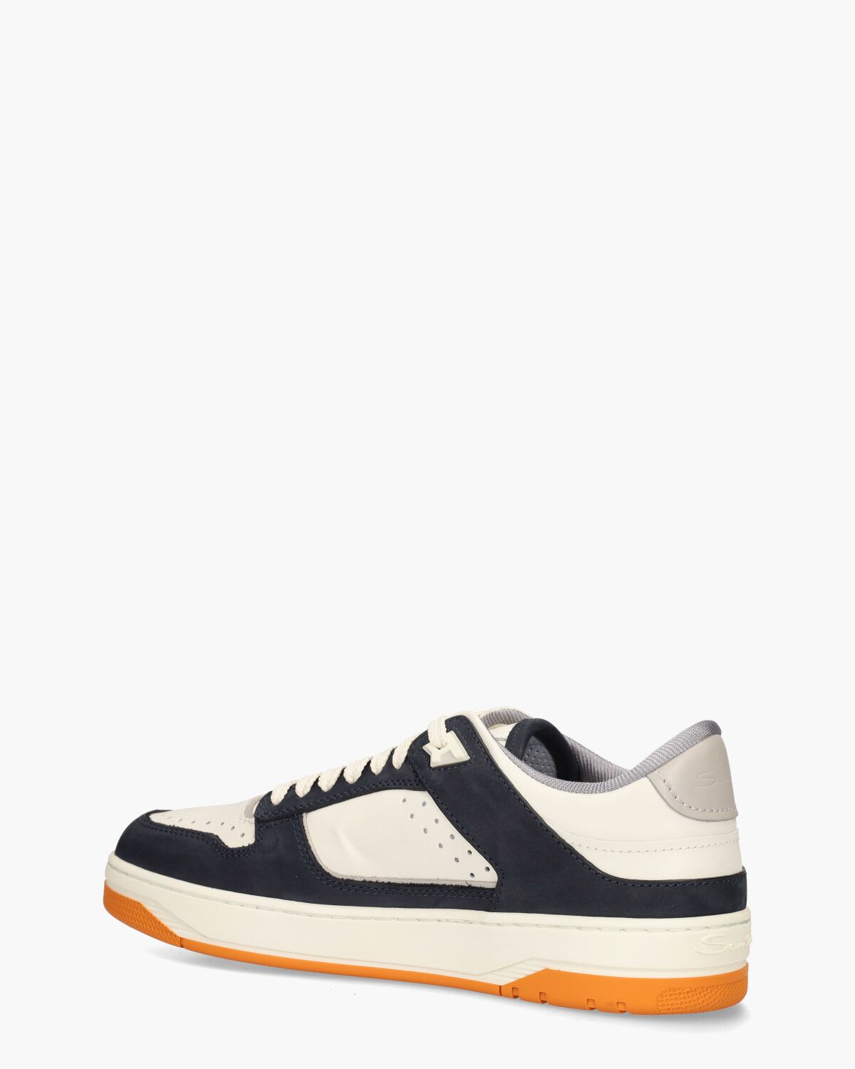 21865 Off-White/Donkerblauw Herensneakers