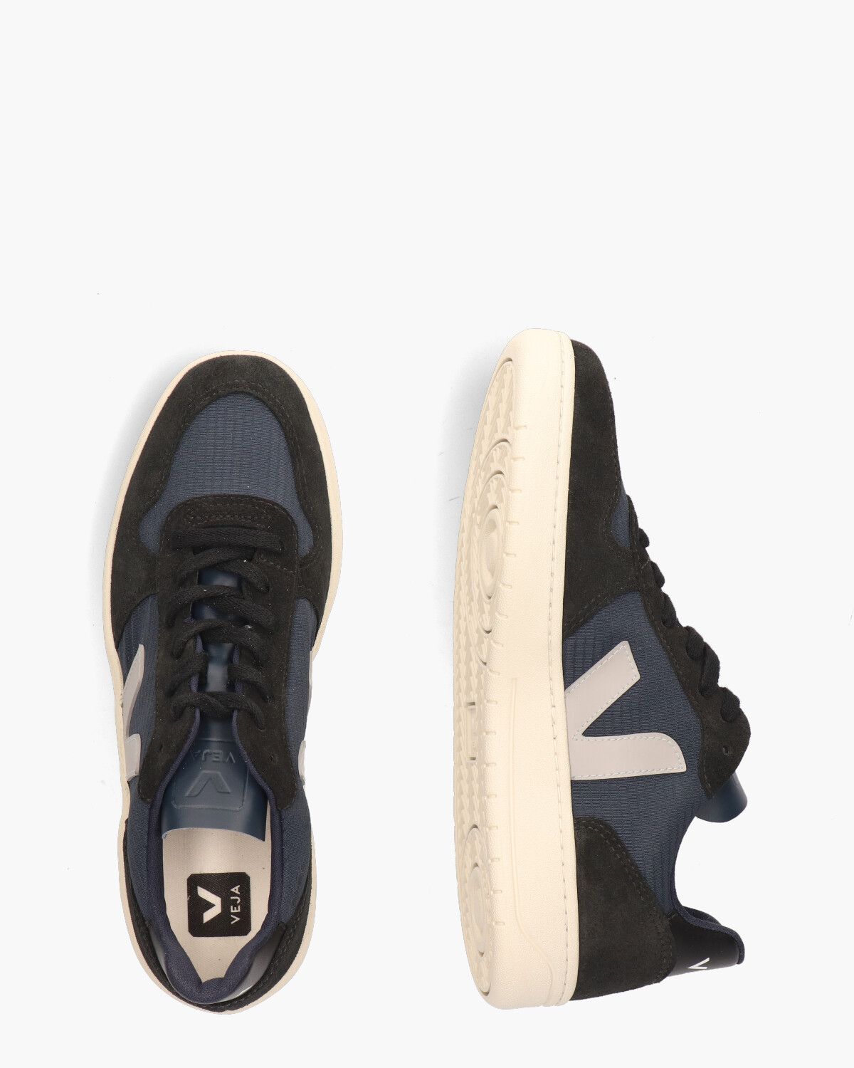 V-10 Ripstop Blauw/Zwart Herensneakers