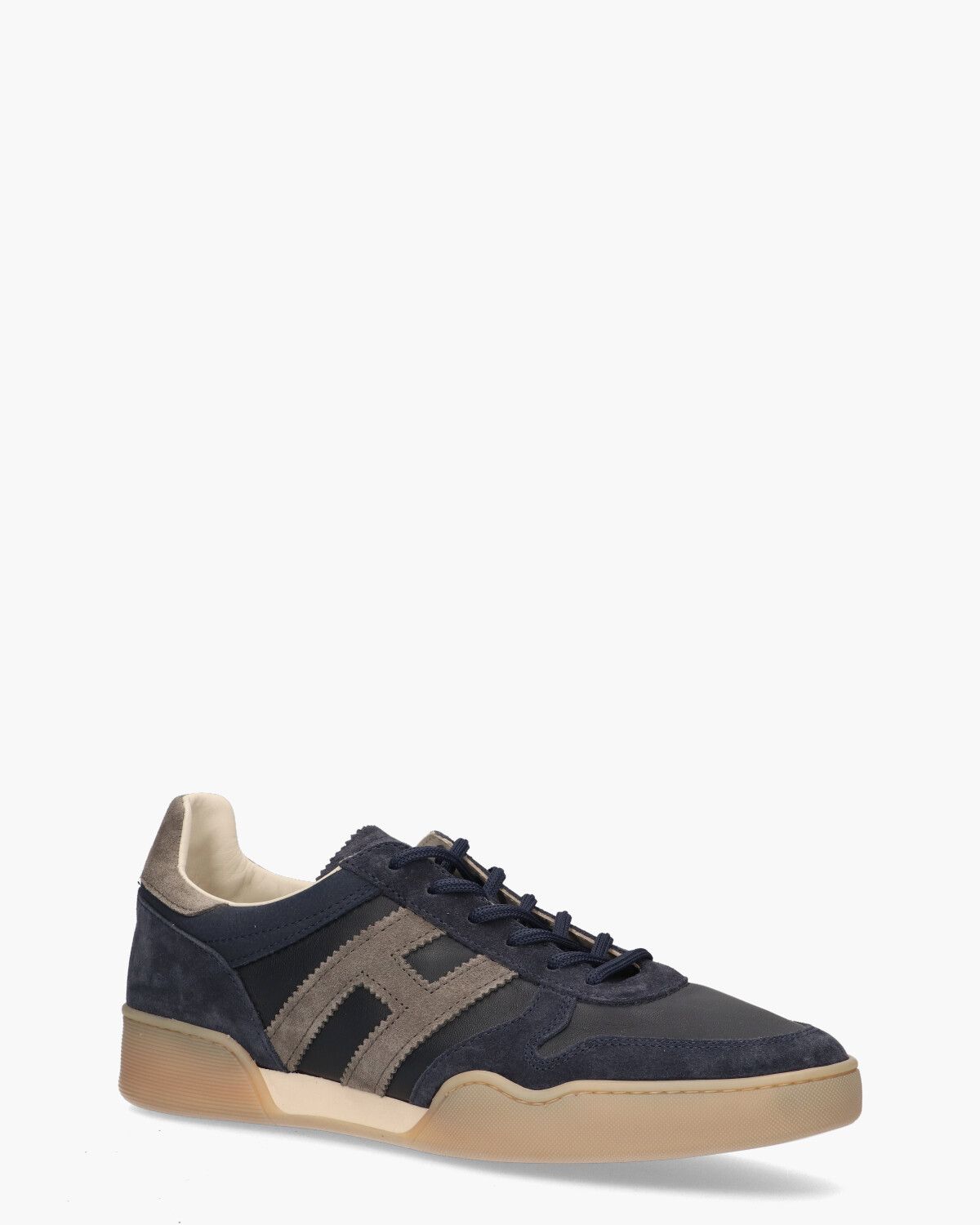 H357 Donkerblauw/Grijs Herensneakers