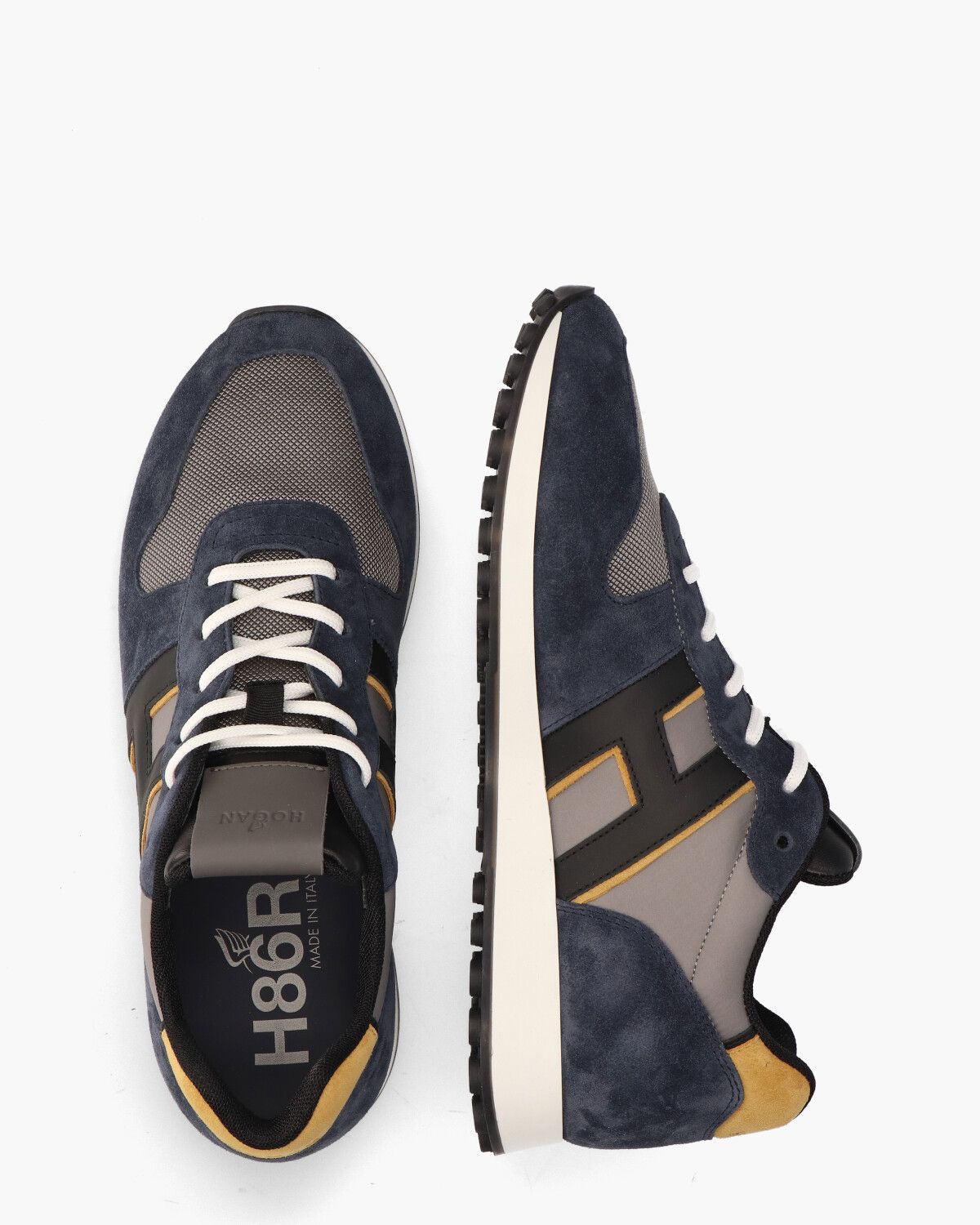 H383 Blauw/Multicolor Herensneakers