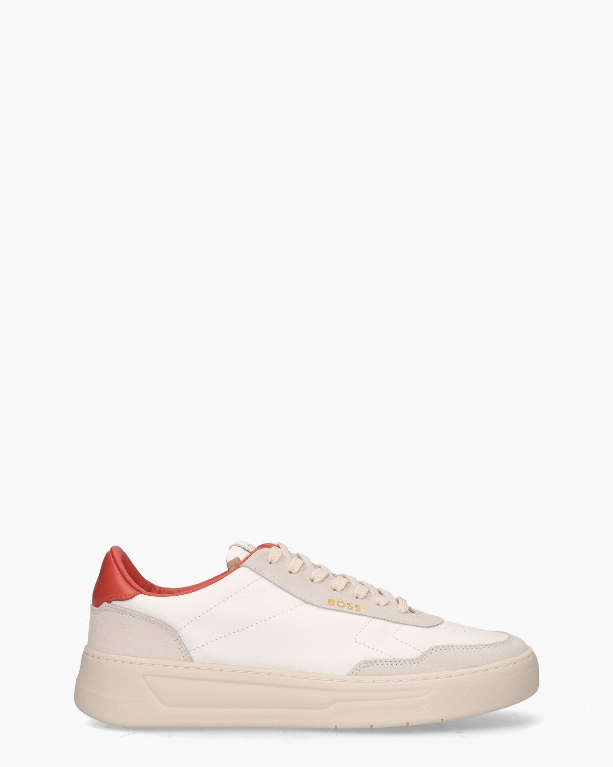 Baltimore Tenn LTSD Wit/Beige/Rood Herensneakers