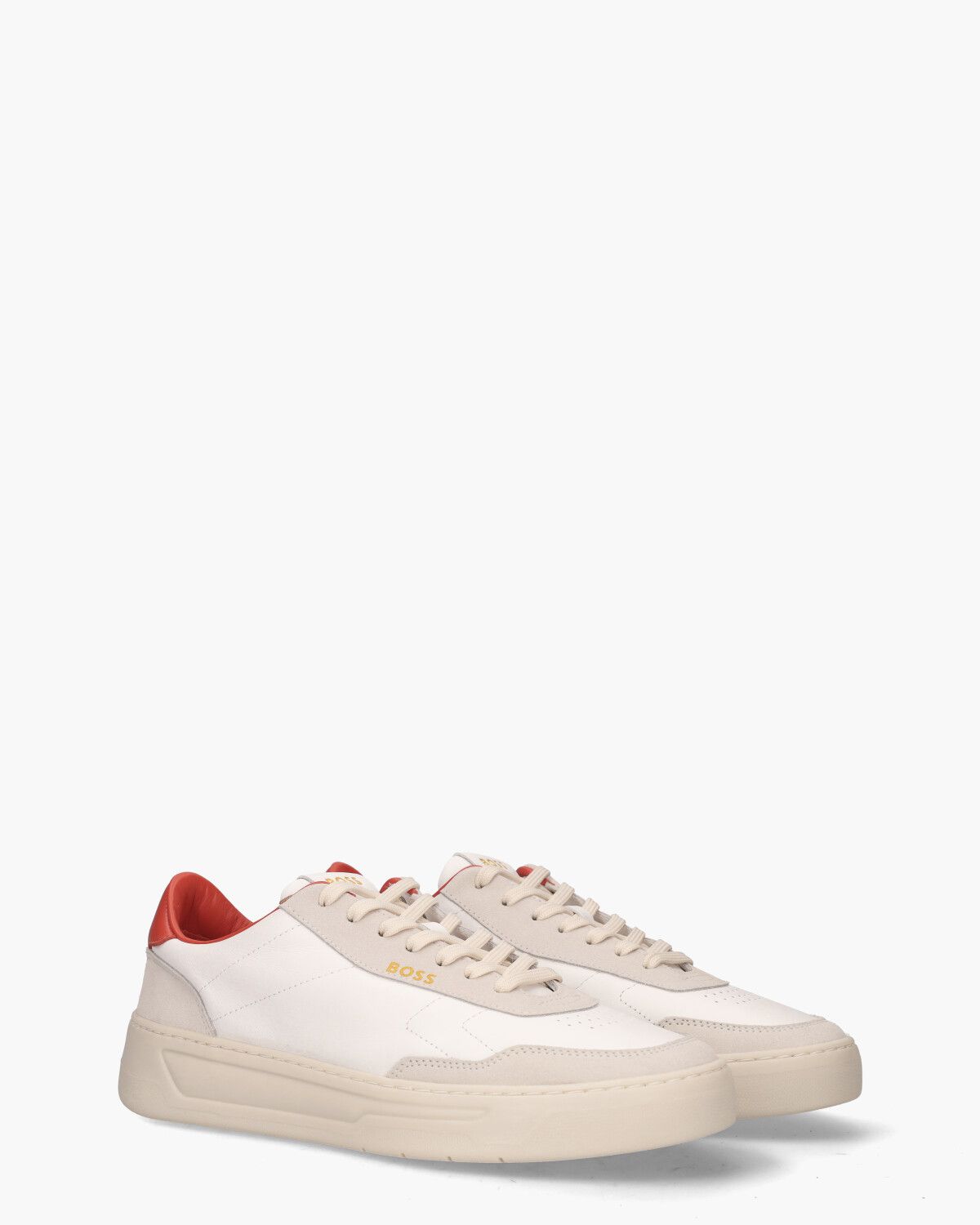 Baltimore Tenn LTSD Wit/Beige/Rood Herensneakers