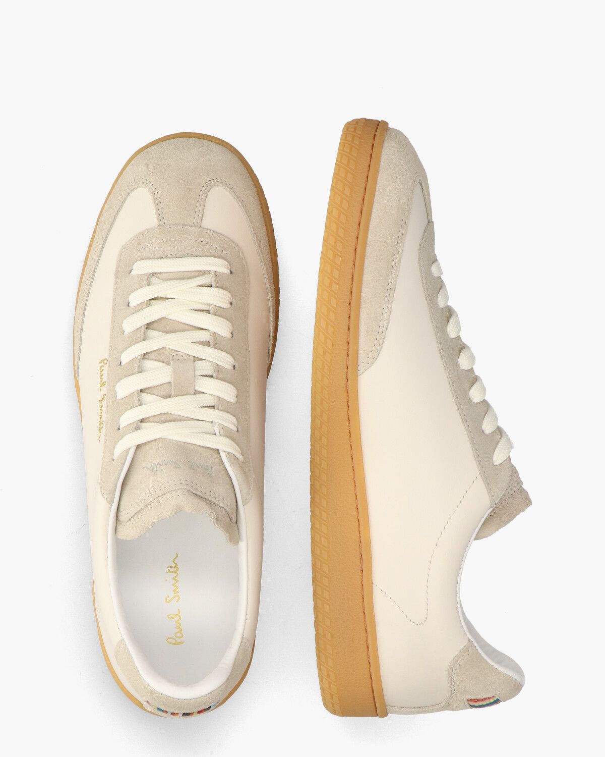 Como Off-White/Beige Herensneakers 