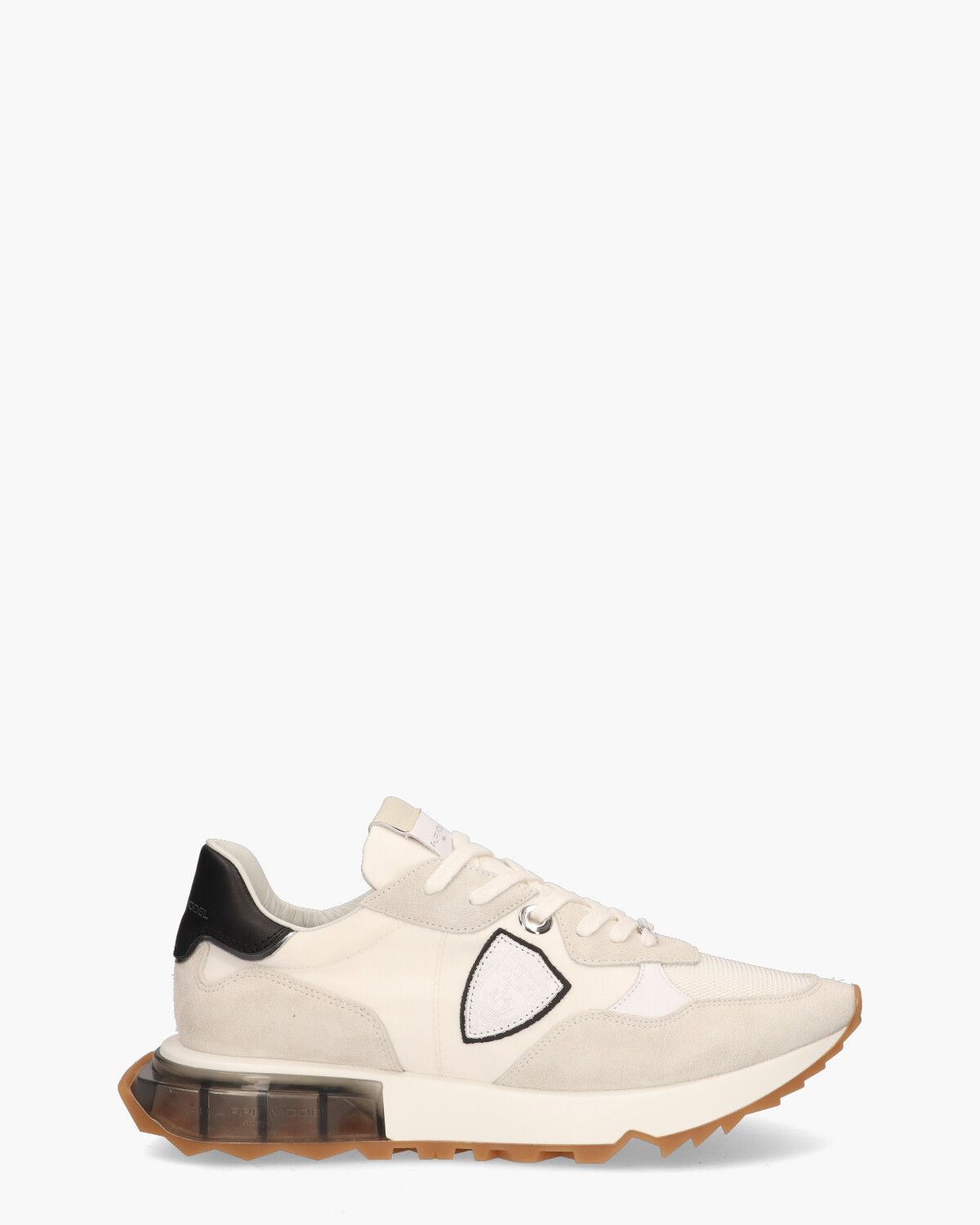 La Rue Mondial Off-White/Zwart Herensneakers