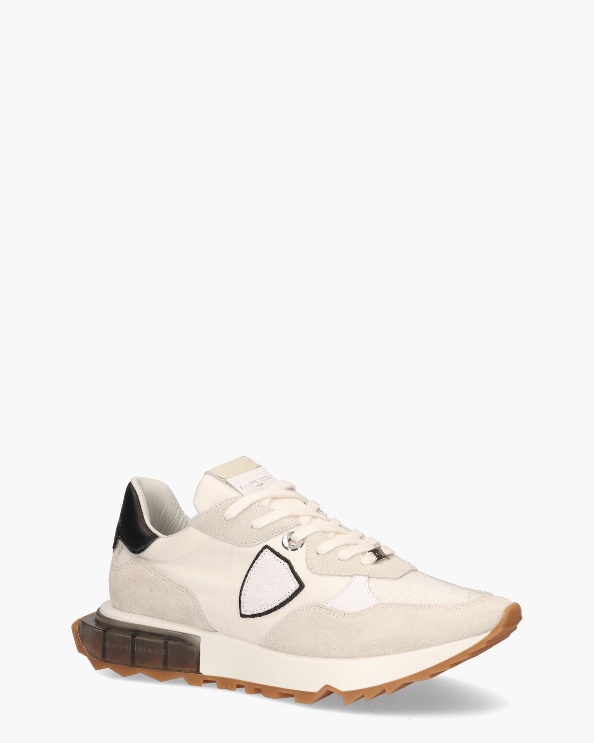 La Rue Mondial Off-White/Zwart Herensneakers