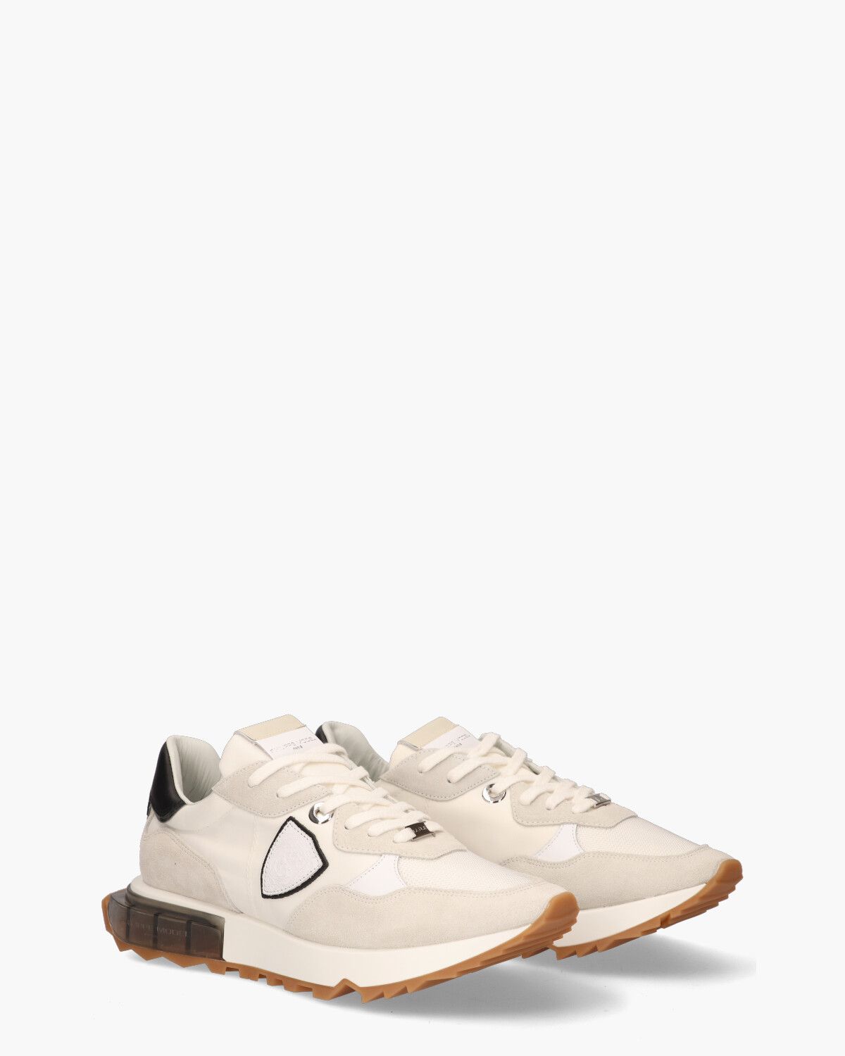 La Rue Mondial Off-White/Zwart Herensneakers