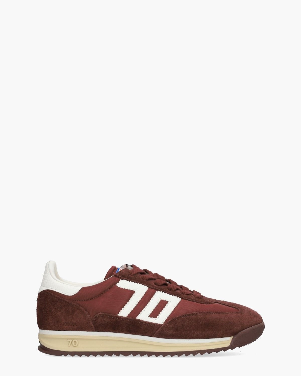 Jogger Bordeaux/Wit Herensneakers
