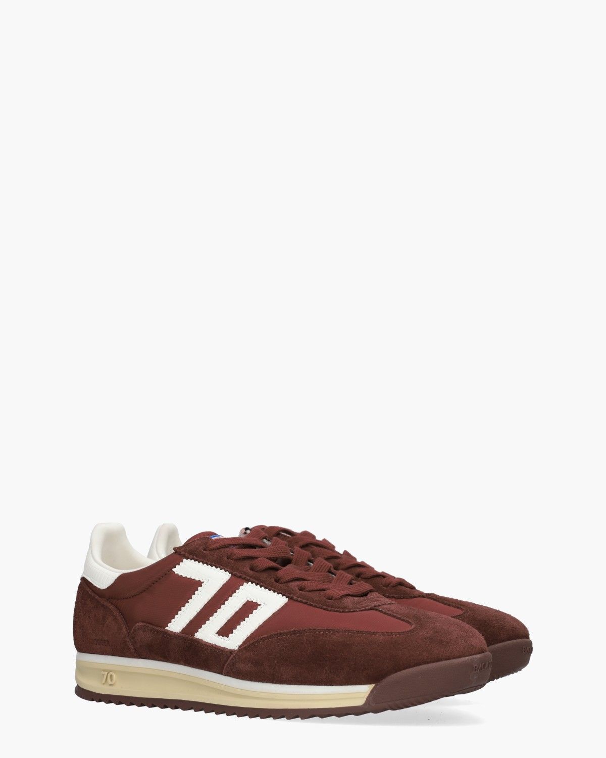 Jogger Bordeaux/Wit Herensneakers