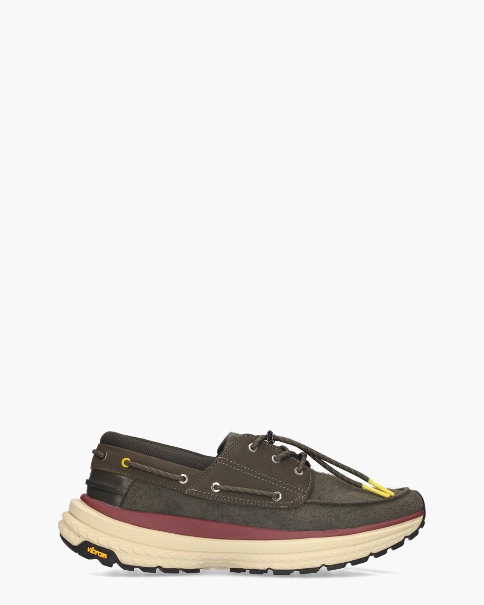Cruze Donkergroen Heren Veterschoenen