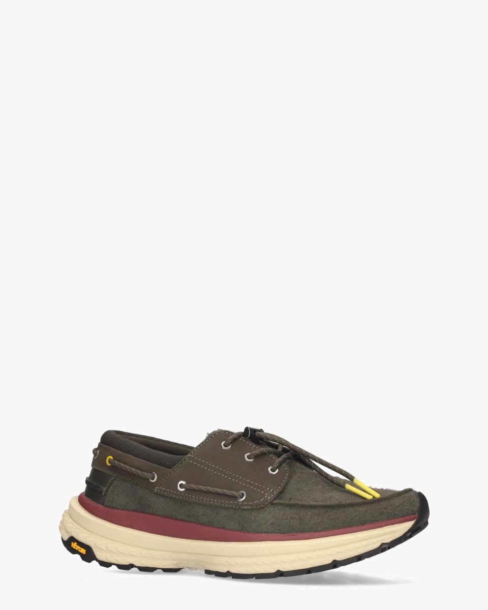 Cruze Donkergroen Heren Veterschoenen