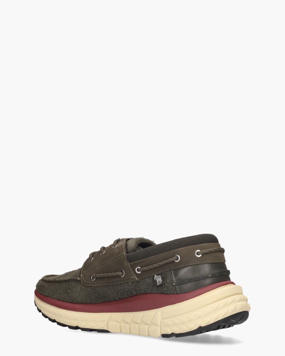 Cruze Donkergroen Heren Veterschoenen