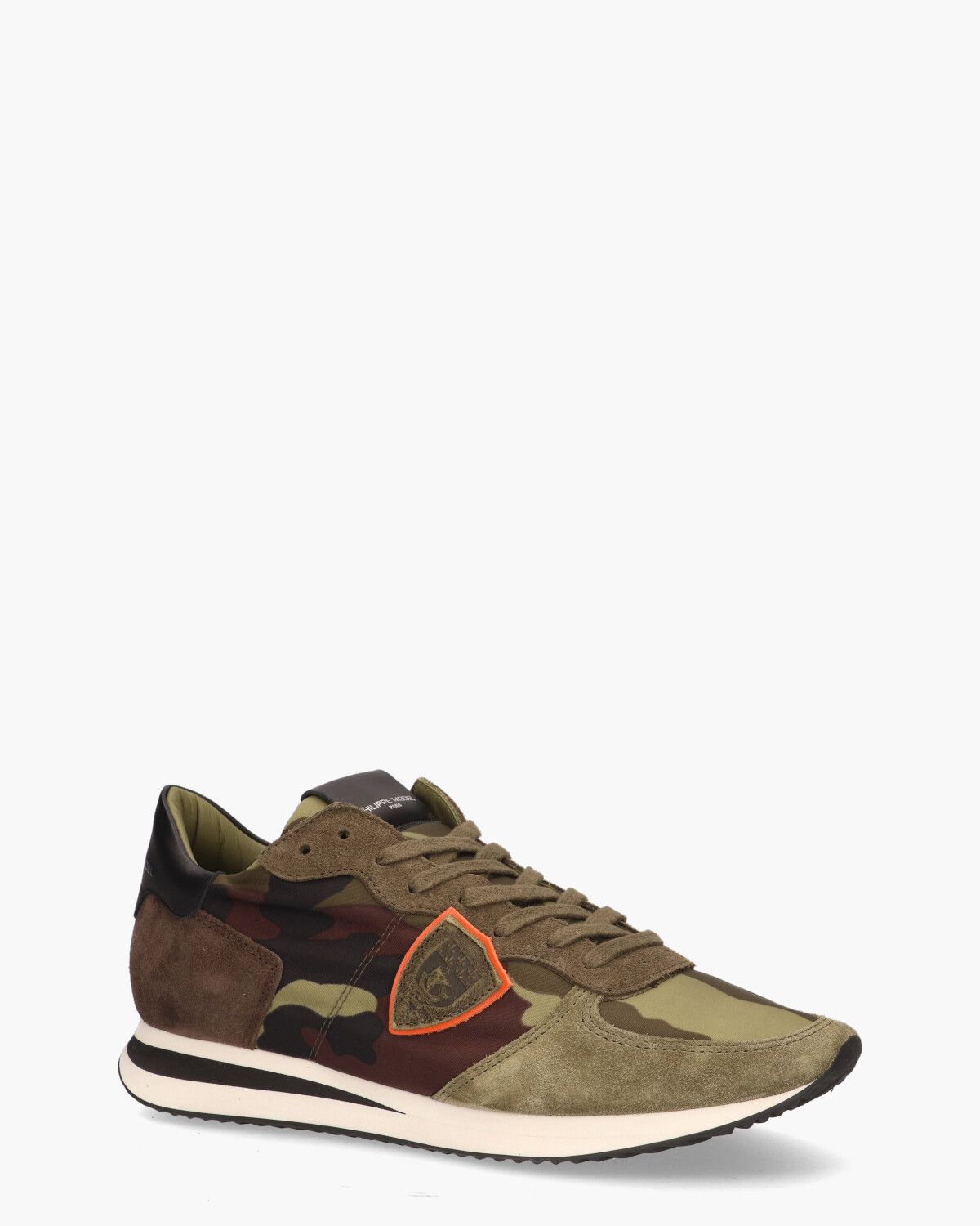 Tropez X Camouflage Groen Herensneakers