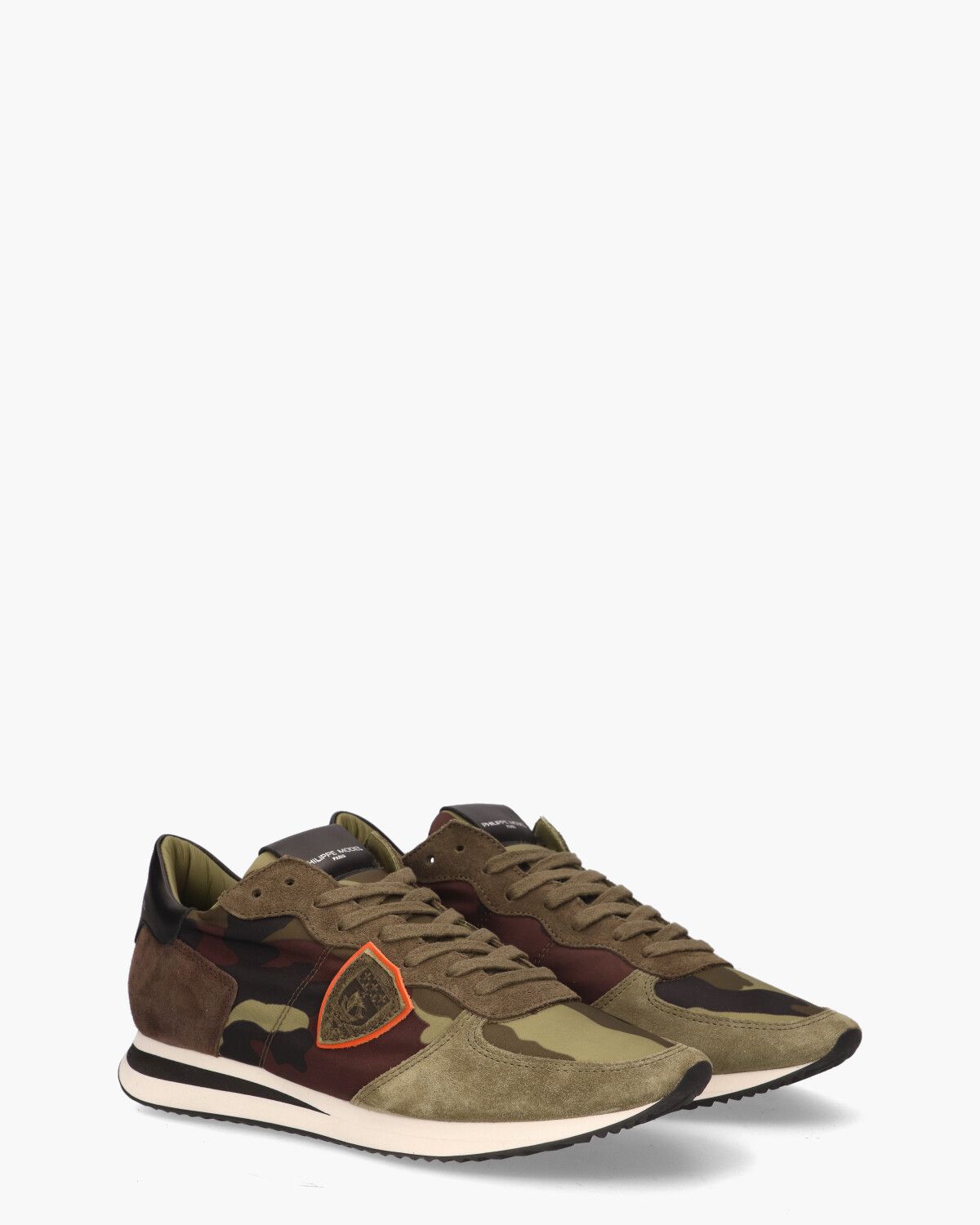Tropez X Camouflage Groen Herensneakers