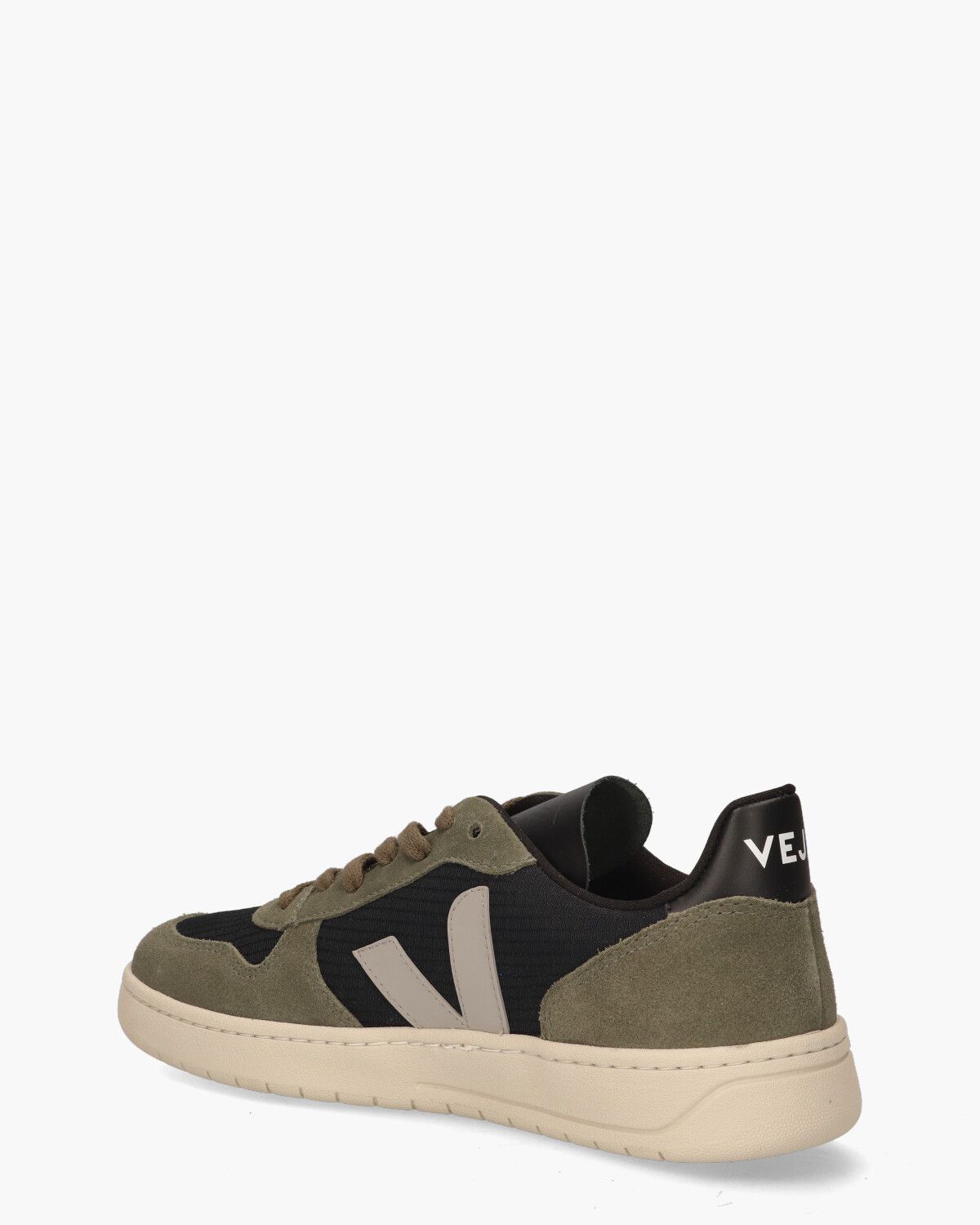 V-10 Ripstop Zwart/Groen Herensneakers