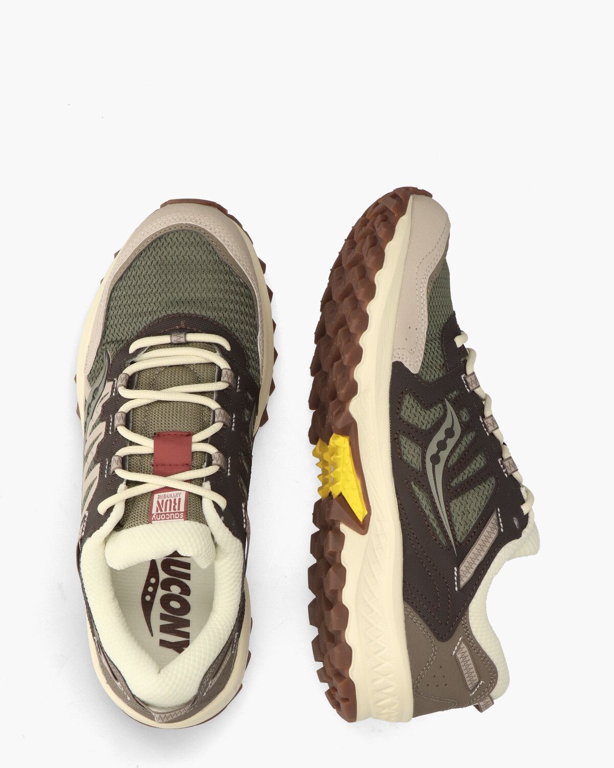 Grid Peak Groen/Multicolor Herensneakers
