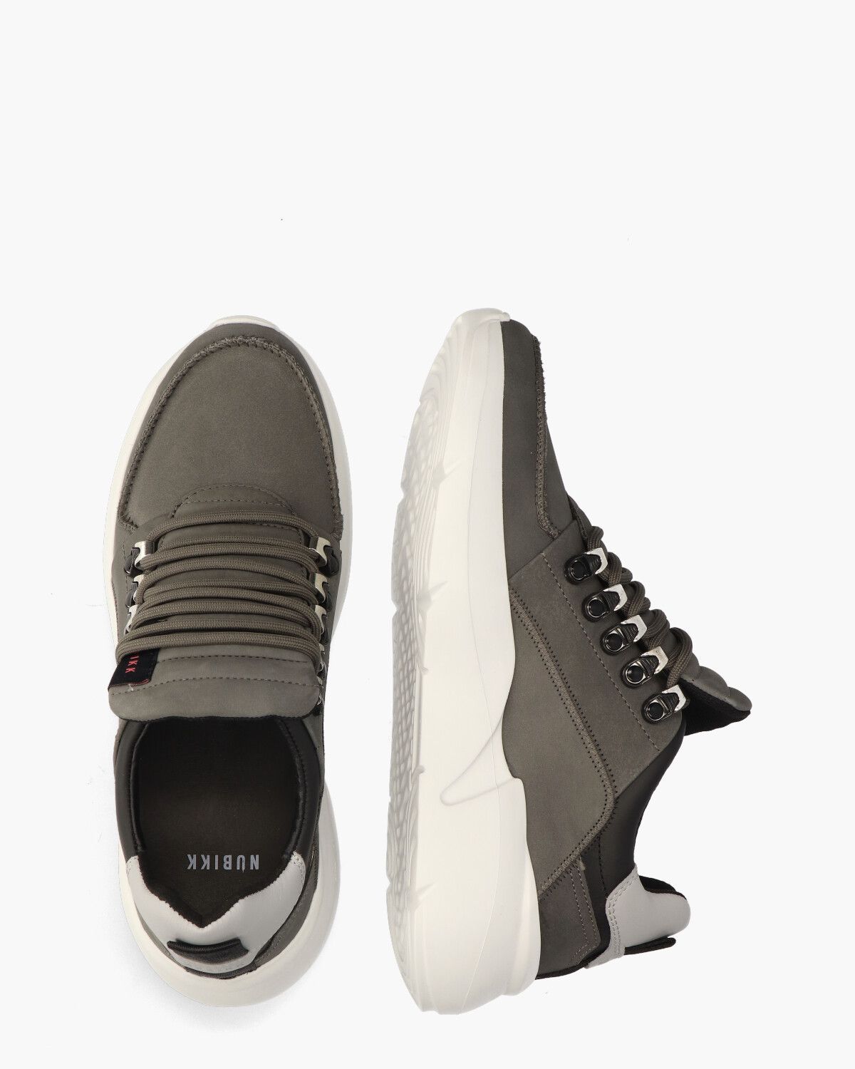 Roque Roman Donkergrijs Herensneakers