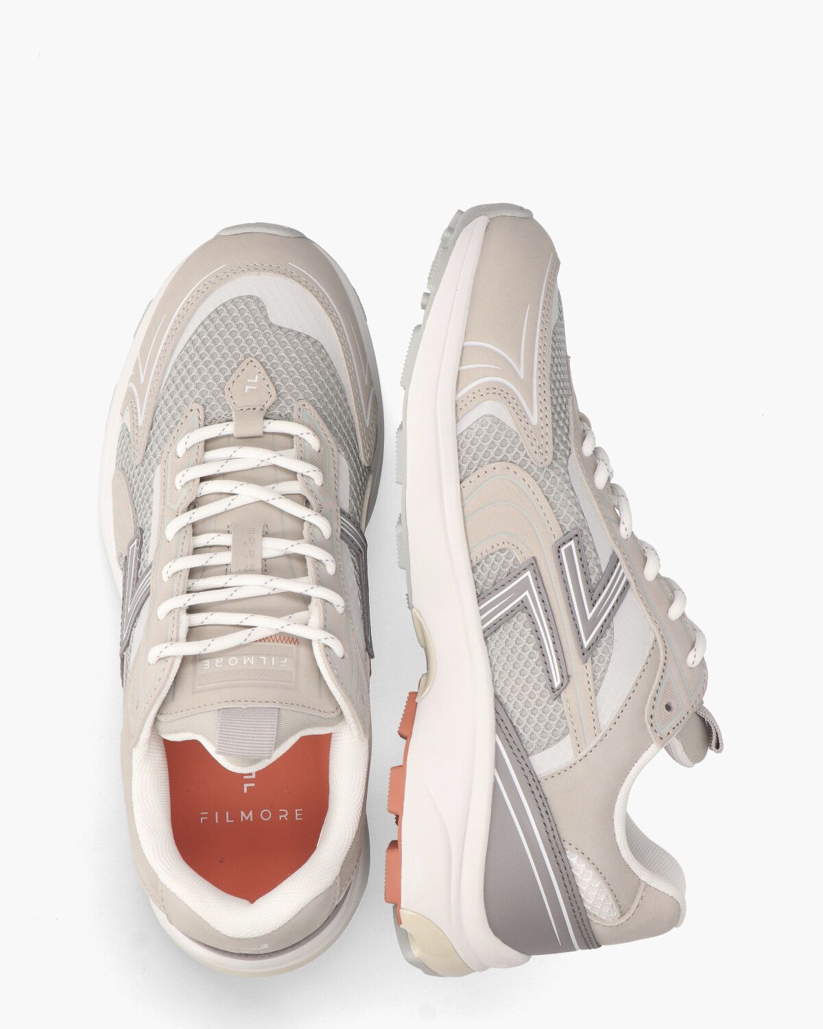 Yali Grijs Herensneakers 