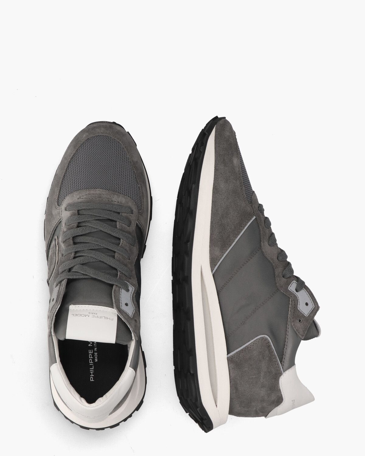 Tropez Haute Donkergrijs Herensneakers