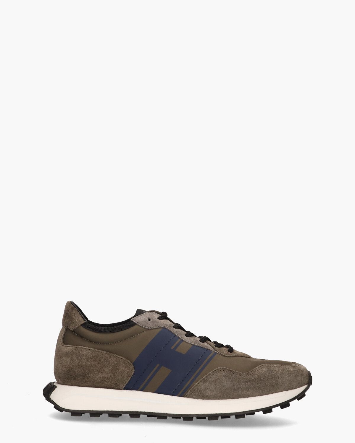 H601 Bruin/Blauw Herensneakers