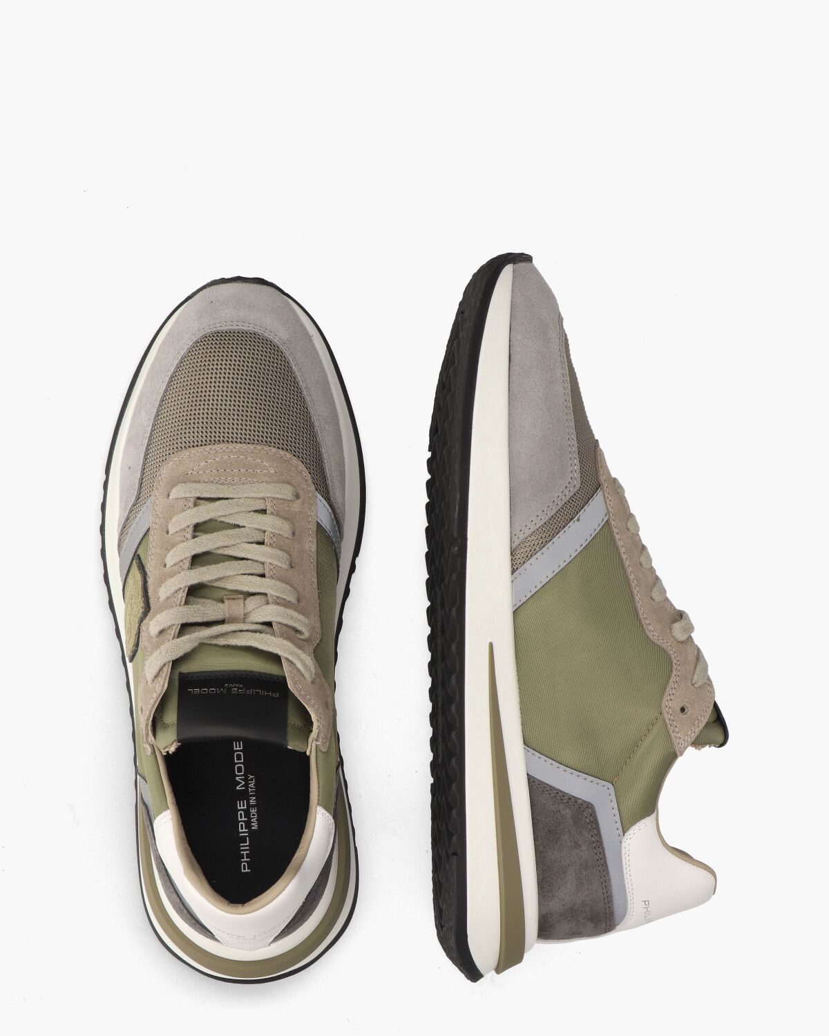 Tropez 2.1 Groen/Grijs Herensneakers