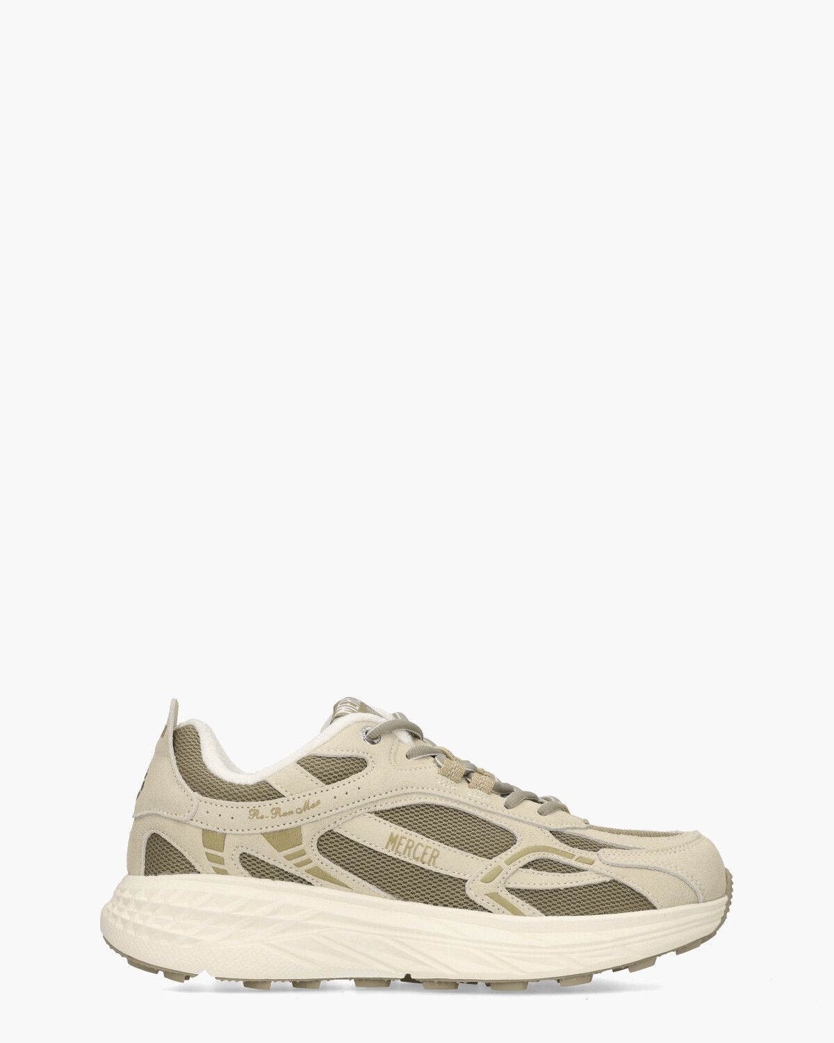 The Re-Run Max Beige/Bruin Herensneakers