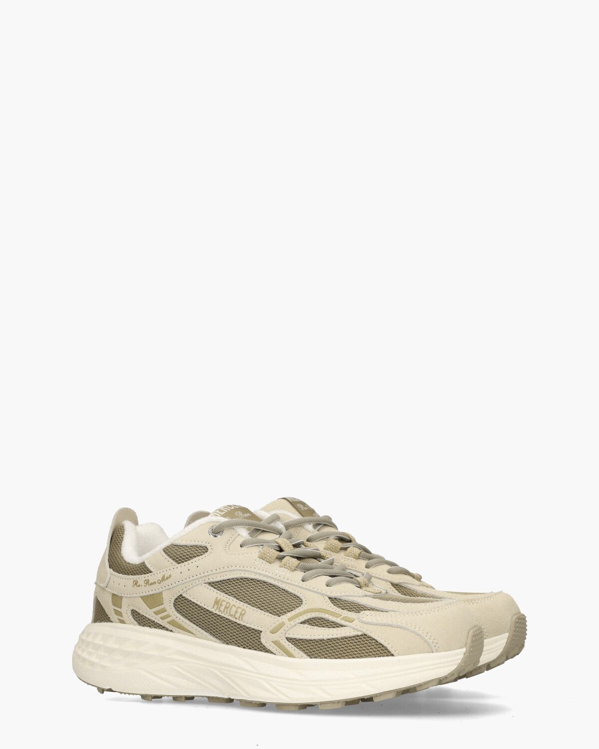The Re-Run Max Beige/Bruin Herensneakers