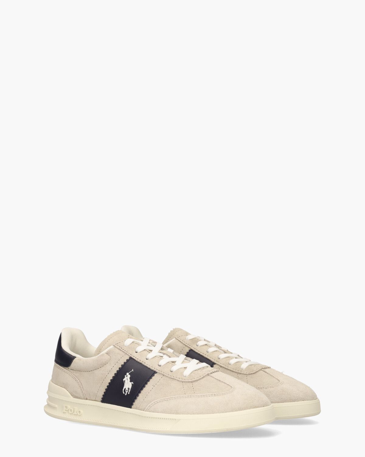 Aera Beige/Donkerblauw Herensneakers