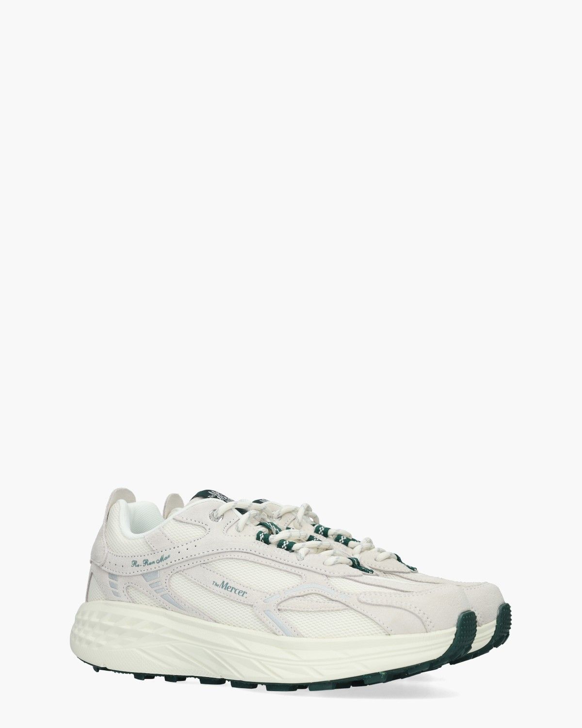 The Re-Run Max Suede Beige/Groen Herensneakers