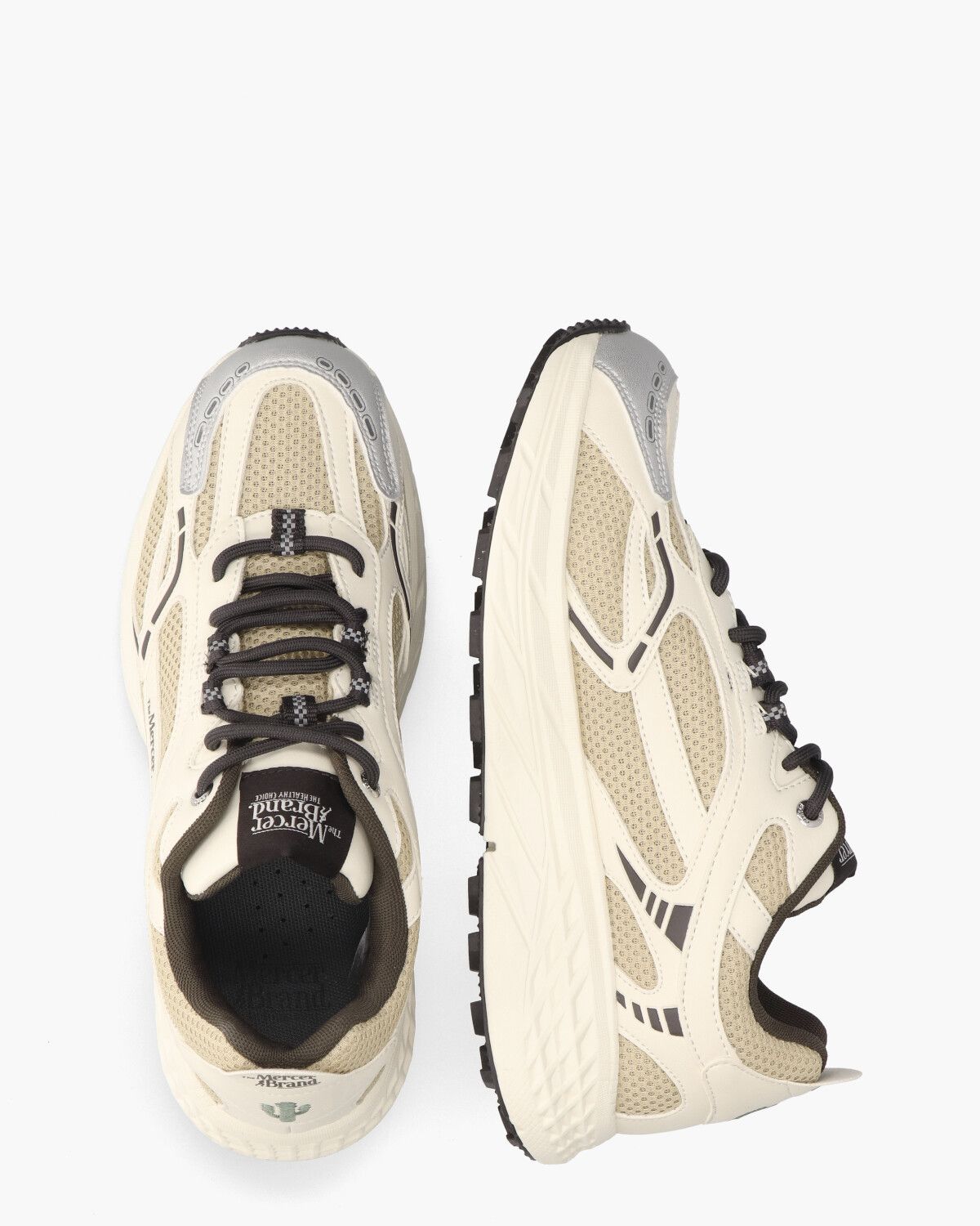 The Re-Run MAX Cactus Beige/Multi Herensneakers