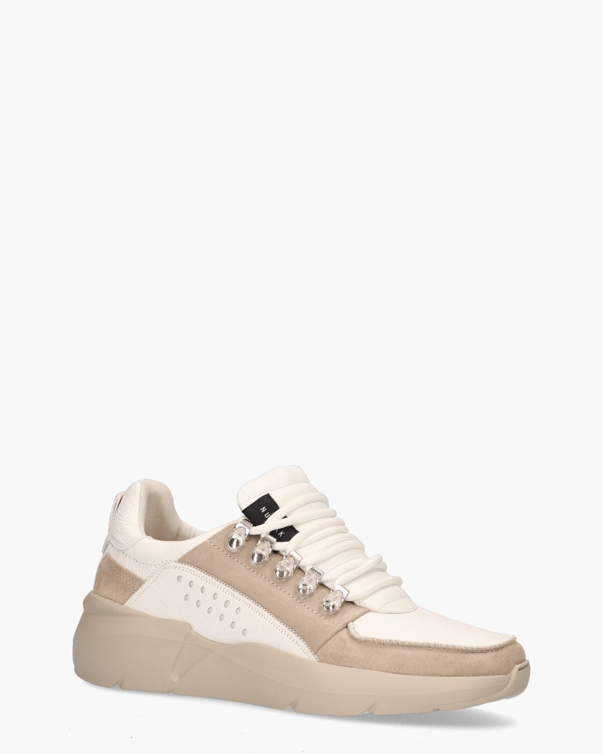 Roque Roman Wit/Taupe Herensneakers