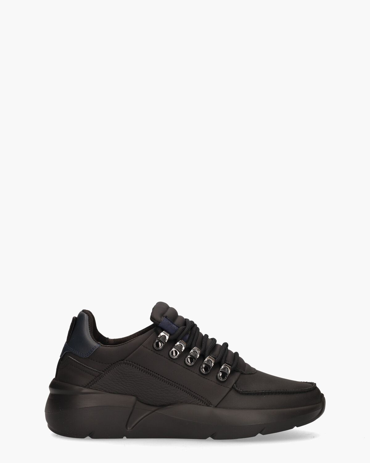 Roque Roman Zwart Herensneakers