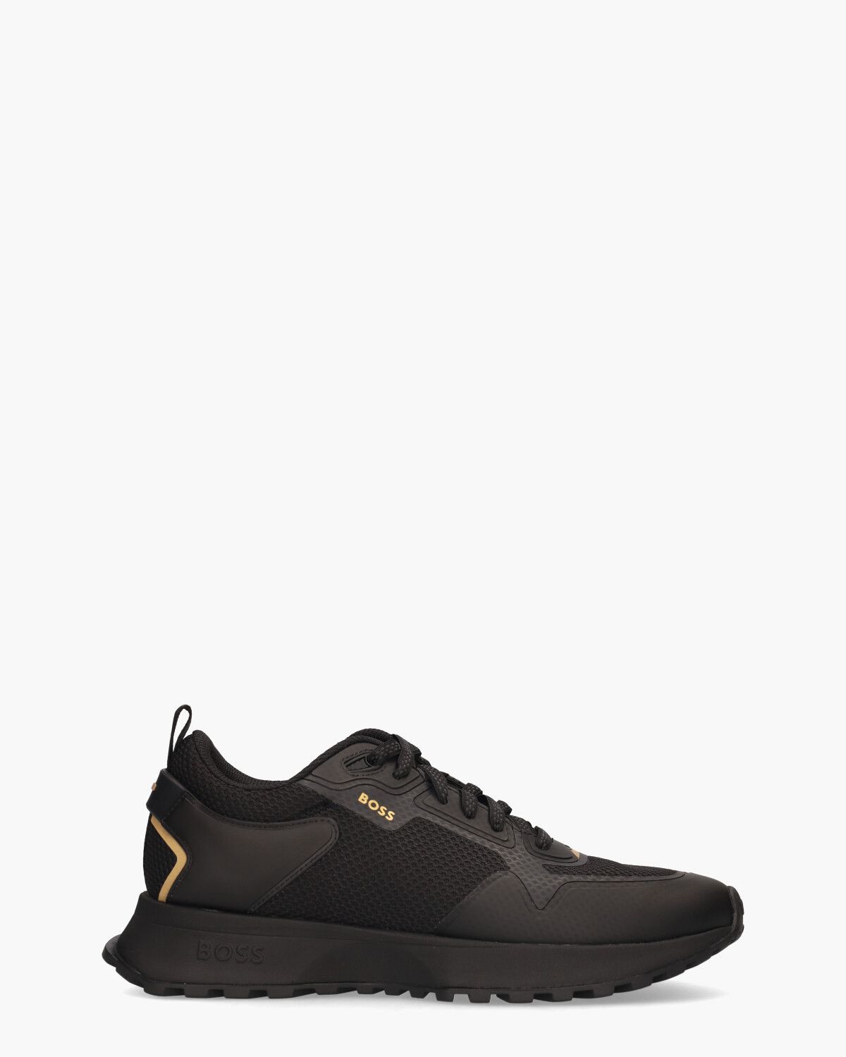 Jonah Runn Zwart Herensneakers 