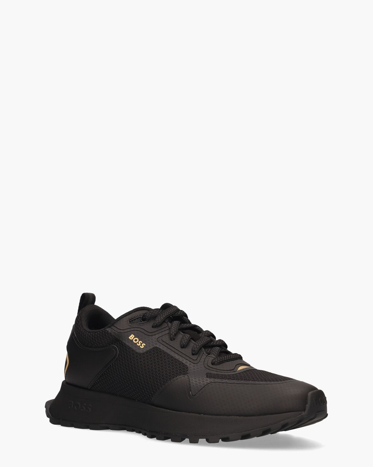 Jonah Runn Zwart Herensneakers 