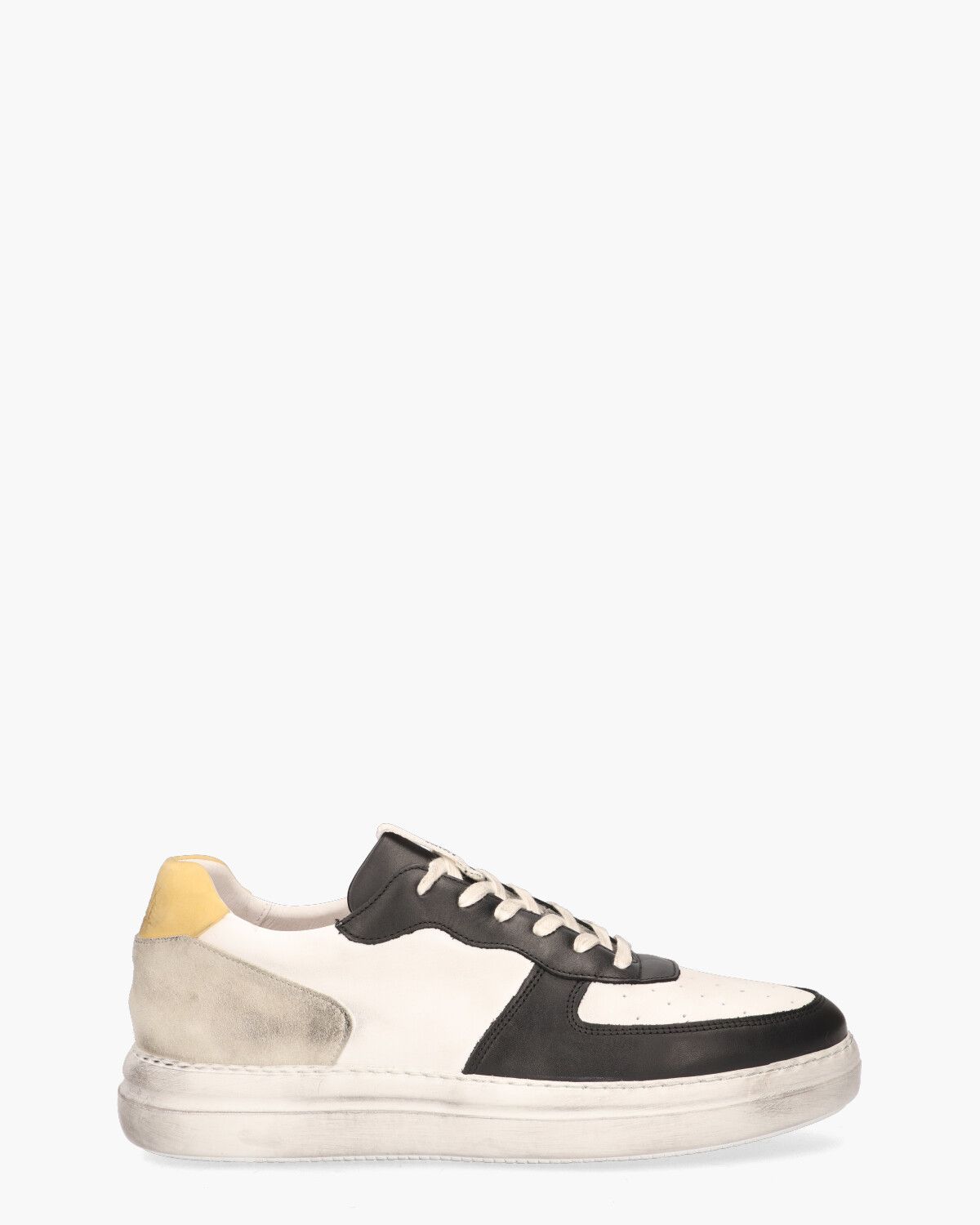 WG85 Wit/Zwart Herensneakers