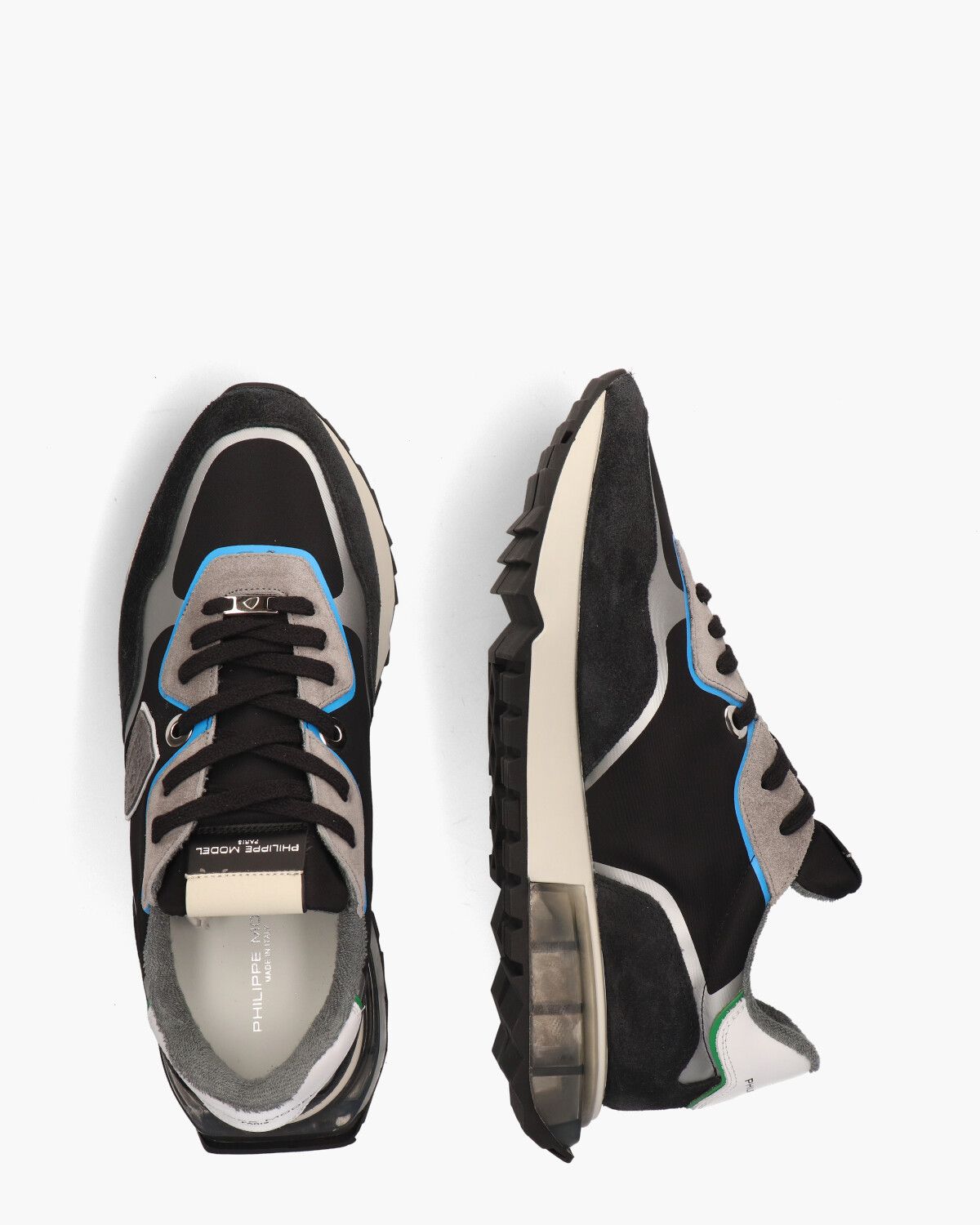 La Rue Mondial Zwart Herensneakers
