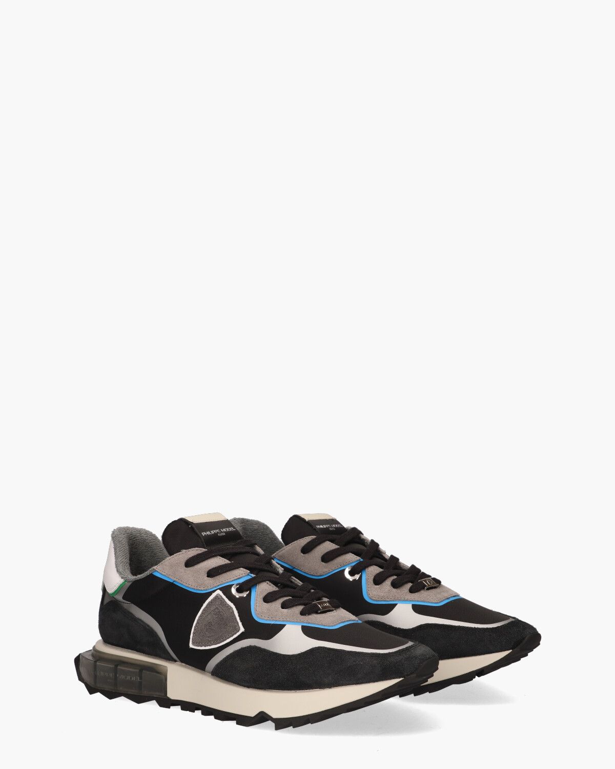 La Rue Mondial Zwart Herensneakers