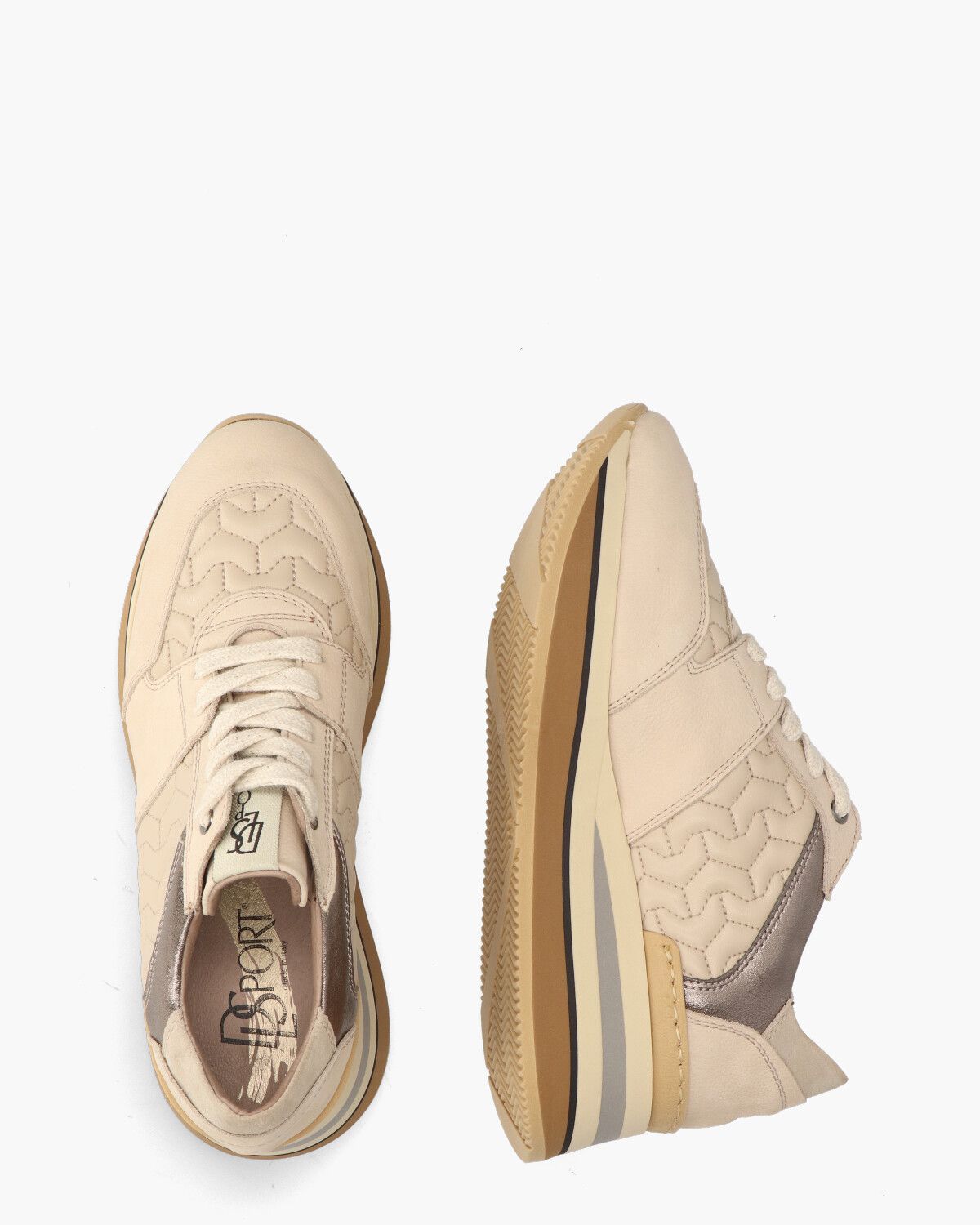 5432 Ecru Damessneakers