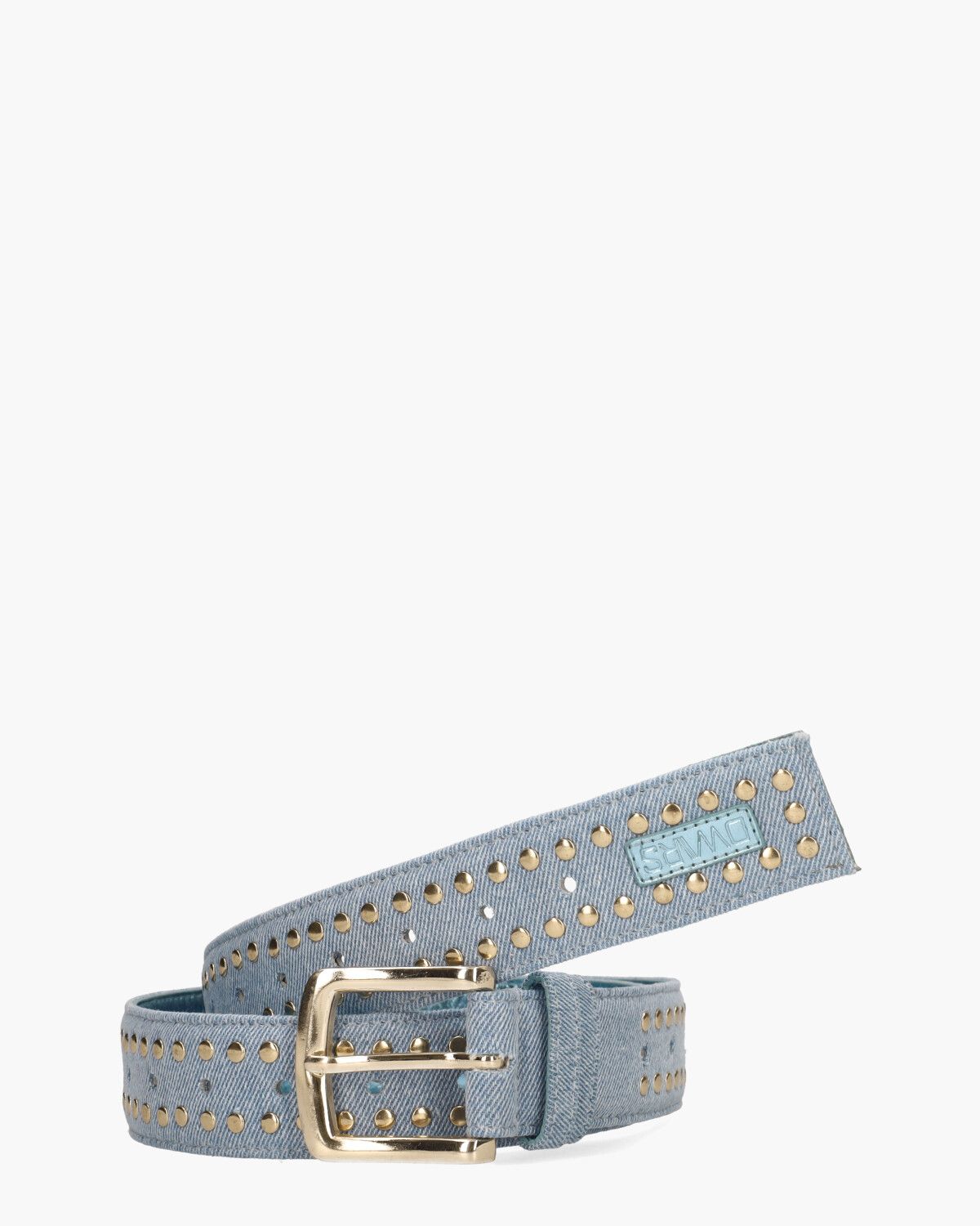Alexandria Studs Denim Jeansblauw Damesriem