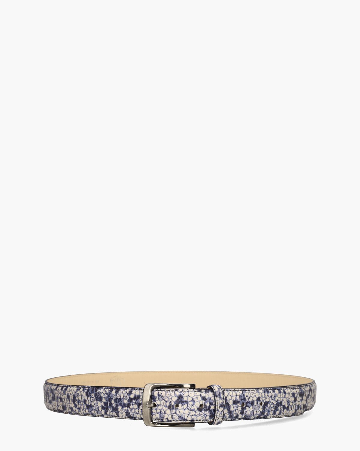 Belt Mini Wit/Blauw Herenriem